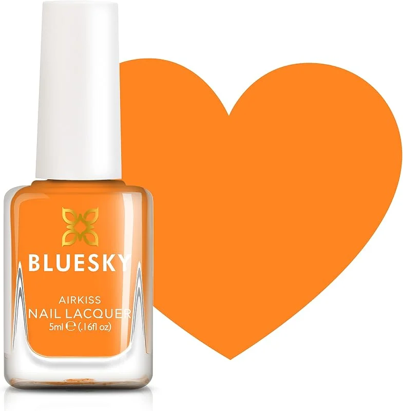 Bluesky Vernis à Ongles Enfant – KAPOW, Orange. Peel-Off Facile à Décoller, Non (5 ml) — Maquillage