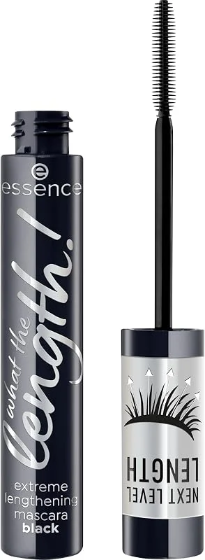 essence mascara what the length! extreme lengthening mascara black - 10 ml — Maquillage