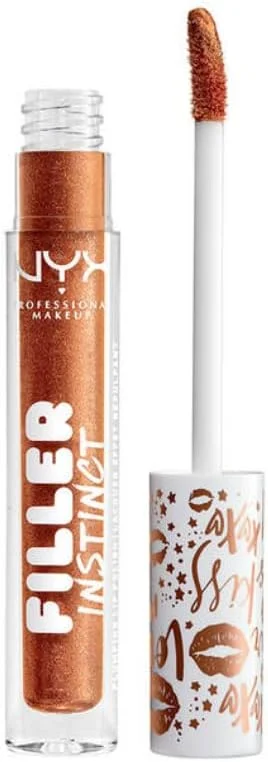 NYX Professional Makeup Gloss Repulpant Filler Instinct, Brillant et Hydratant, Formule — Maquillage