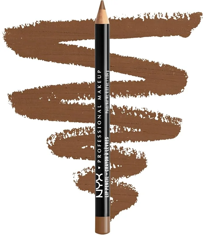 NYX Professional Makeup Slim Lip Pencil Crayon Lèvres Longue Tenue Brown — Maquillage