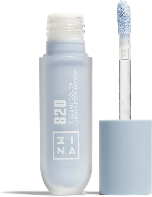 3INA - The 24H Color Liquid Eyeshadow 820 - Bleu glacier - Ombre — Maquillage