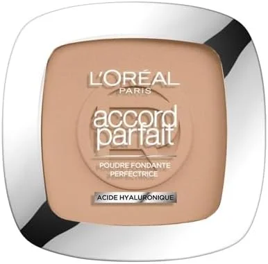L'Oréal Paris Accord Parfait Poudre Matifiante Acide Hyaluronique Sable 9g — Maquillage