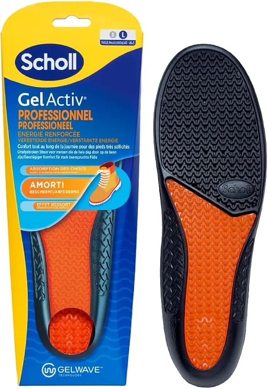 Scholl Semelles GelActiv Professionnel - Chaussures de travail Hommes — Complements alimentaires