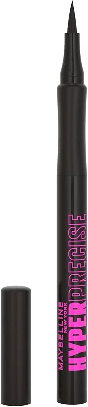 Maybelline New York – Liner Feutre – Hyper Precise Allday – Tenue jusqu’à 24h – 700 — Maquillage