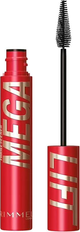 Rimmel Thrill Seeker Mega Lift Mascara, Noir, Mascara Liftant, Sans Bavure, Sans — Maquillage