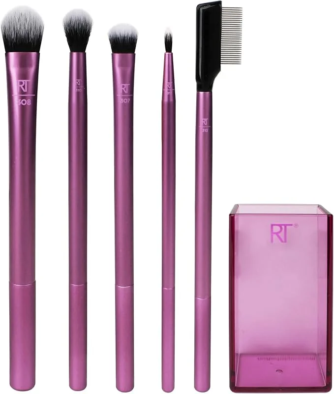 Real Techniques Kit de Démarrage de Pinceaux de Maquillage pour les Paupières Améliorés