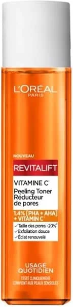 L'Oréal Paris Revitalift Exfoliant Doux Vitamine C Réducteur Pores 180ml — Soin de la peau