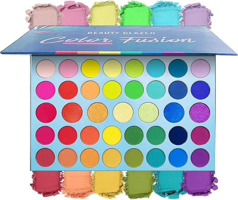 Beauty Glazed 39 Colors Eyeshadow Powder Palette Glitter Shiny Golden Eyeshadow Highly — Maquillage