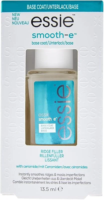 Essie Smooth-e Base Lissante Matifiante Ongles Céramides Vegan 13, 5ml — Maquillage