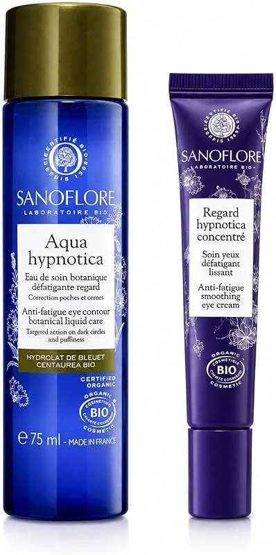 Sanoflore Duo Soin des Yeux Bio Anti-Cernes & Anti-Poches : Lotion Défatigante 75 — Soin de la peau