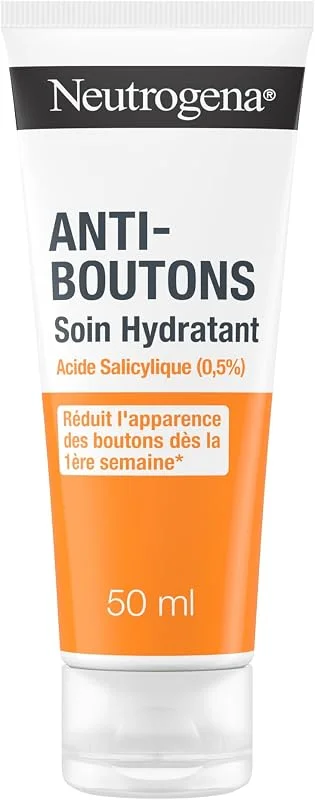 Neutrogena Soin Hydratant Anti-Boutons, Acide salicylique, tube de 50 ml — Soin de la peau