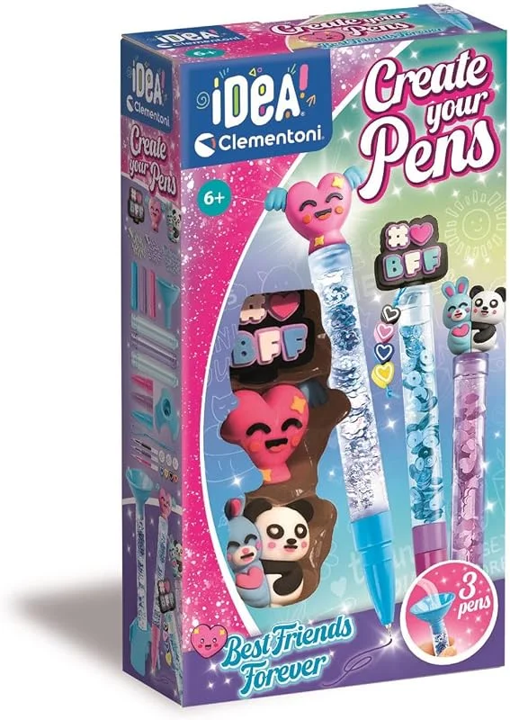 Create Your Pens Best Friends Forever Kit Créatif Stylos à Créer Dès 6 Ans — Maquillage