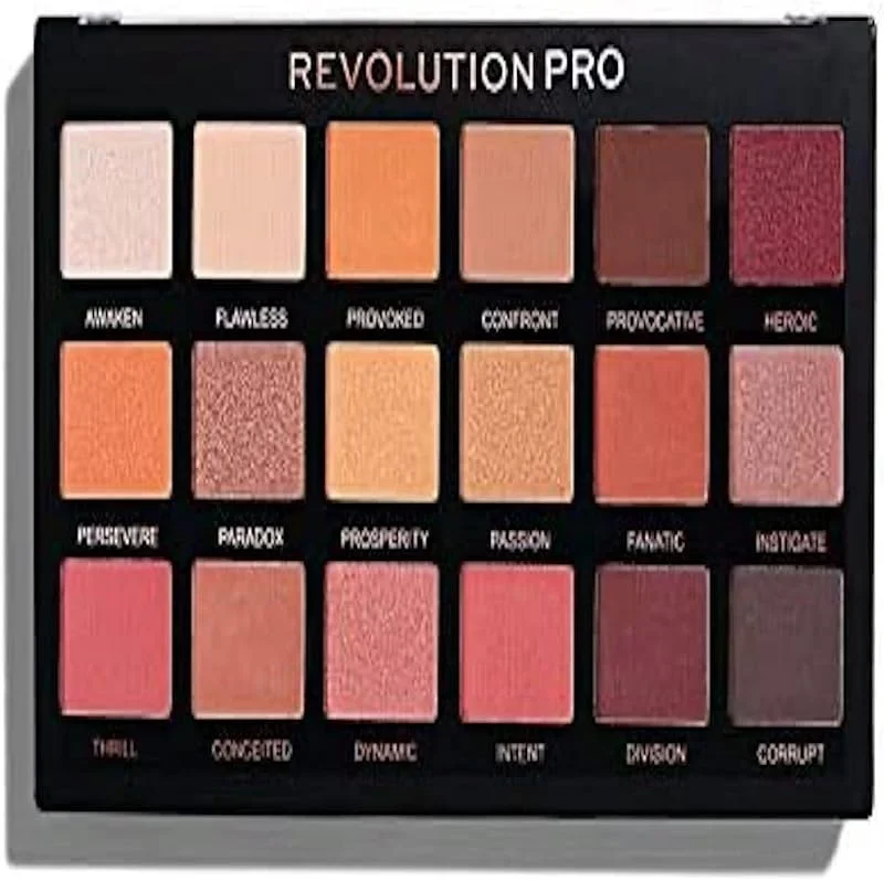 Revolution Pro, Regeneration, Palette d'Ombres à Paupières, Mirage, 18 Ombres, 14.4g — Maquillage