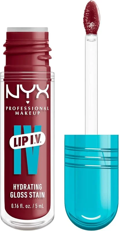 NYX Professional Makeup Lip IV Gloss Hydratant Effet Mouillé 12h Blush Rush — Maquillage