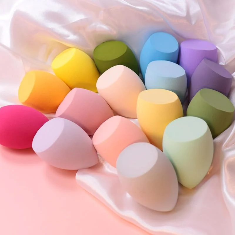 Lot d'éponges de beauté pour mélange et application de maquillage - Houppette cosmétique multi-usage