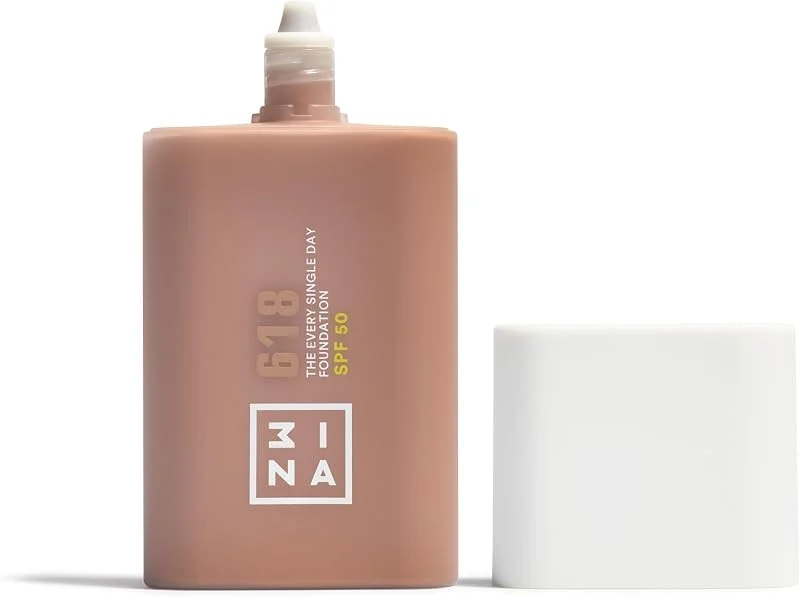 3INA MAKEUP - The Every Single Day Foundation SPF 50 618 - Fond de Teint Froid profond — Maquillage