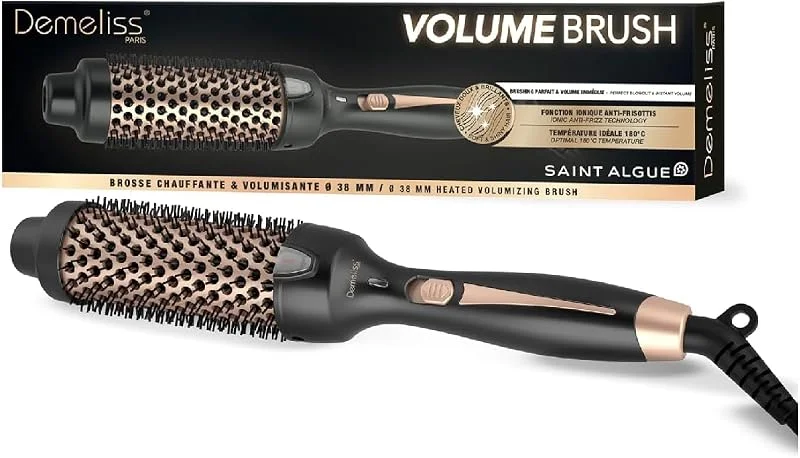 Demeliss – Brosse Chauffante Volumisante – Effet Brushing Souple, Volume Racine — Maquillage