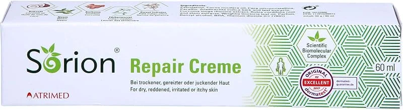 Sorion Krem Repair – w przypadku łuszczycy, atopowego zapalenia skóry, suchej — Soin de la peau