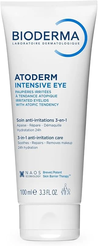 BIODERMA Atoderm Intensive Eye - Soin 3-en-1 démaquillant, apaisant et réparateur — Soin de la peau