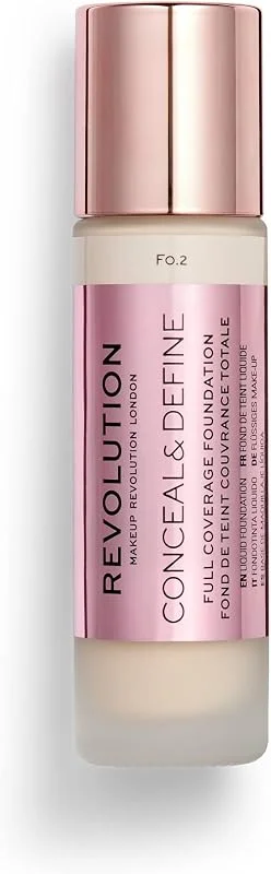 Makeup Revolution Crème Dissimuler et Définir le Fond de Teint F0. 2 — Maquillage