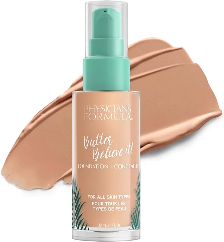 Physicians Formula, Beurre Murumuru Believe It ! Foundation + Concealer, Fond de Teint — Maquillage