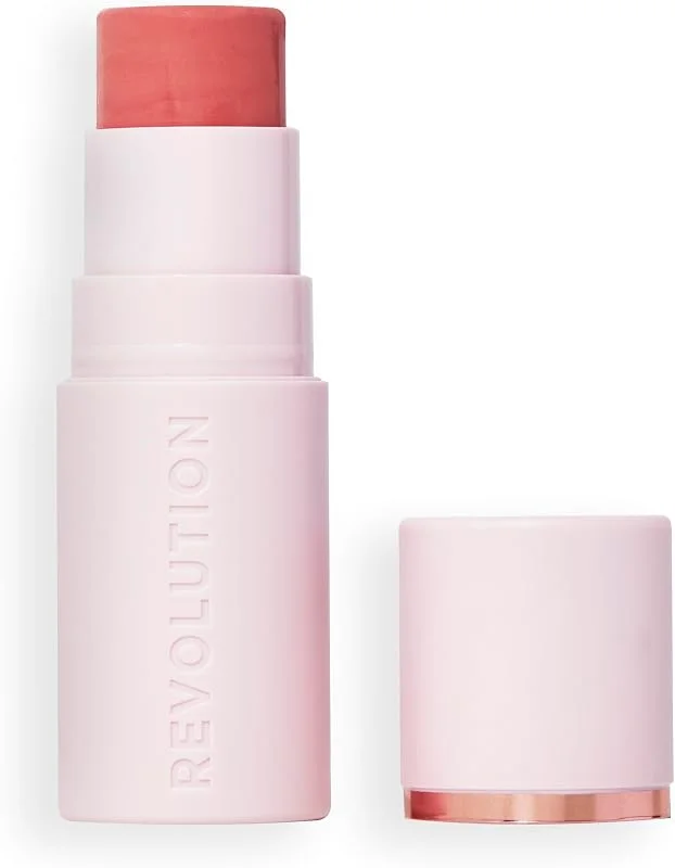 Revolution Skin Silk Blush Stick - Couleur modulable pour joues, yeux et lèvres (5 g) — Maquillage