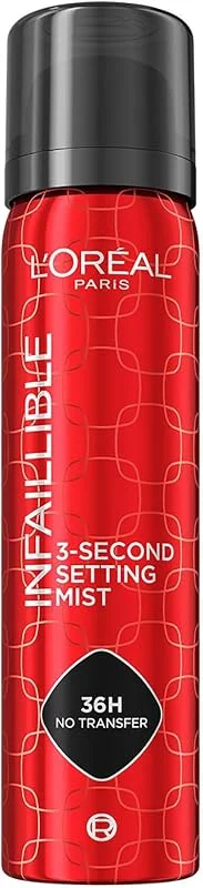 L'Oréal Paris Infaillible Spray Fixateur Maquillage Waterproof 36h 75ml