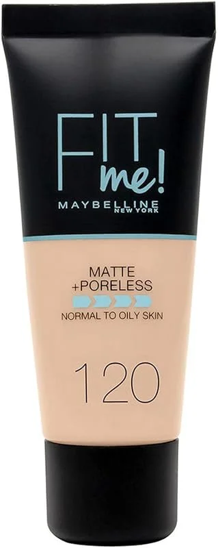 Gemey Maybelline - Fond de Teint Fit Me Matte Poreless de Maybelline - 120 Classic — Maquillage