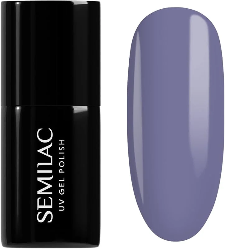 Semilac Vernis à ongles gels semi-permanents UV 104 Violett Grey 7ml — Maquillage