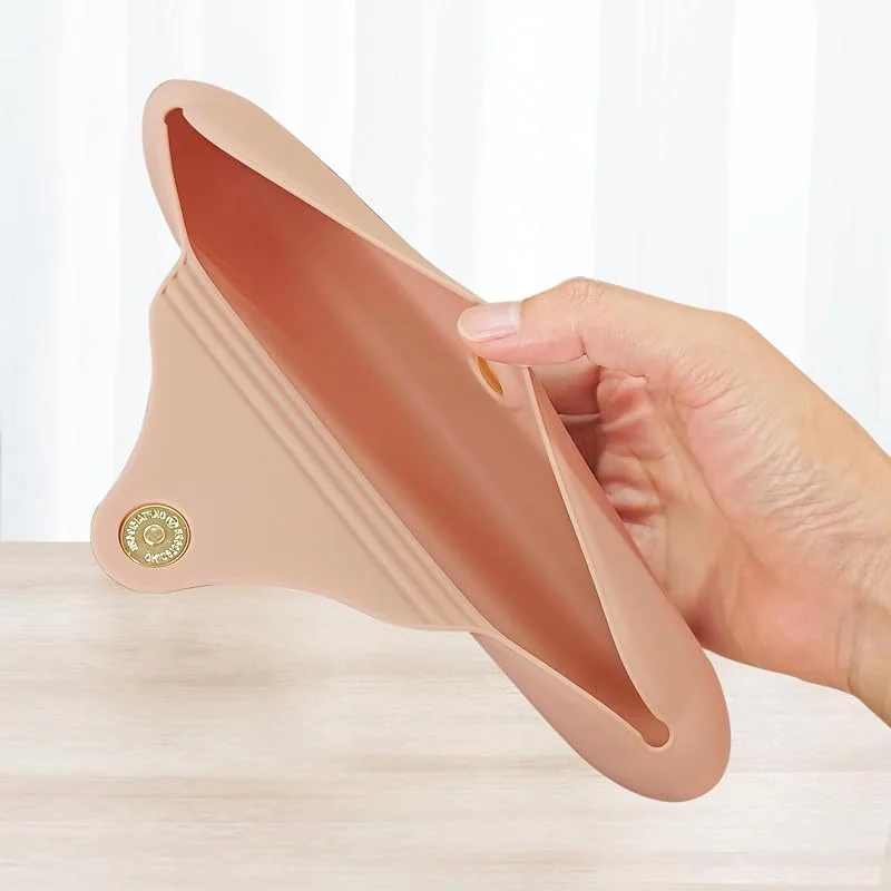 Trousse de voyage en silicone pour pinceaux de maquillage, sac de maquillage doux et portable avec