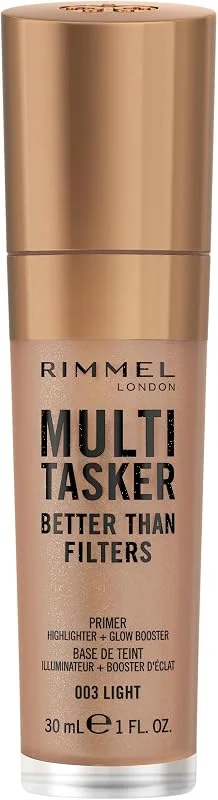 Rimmel Multi-Tasker Better Than Filters, 003 Light, Base de Teint, Booster d’Éclat et — Maquillage