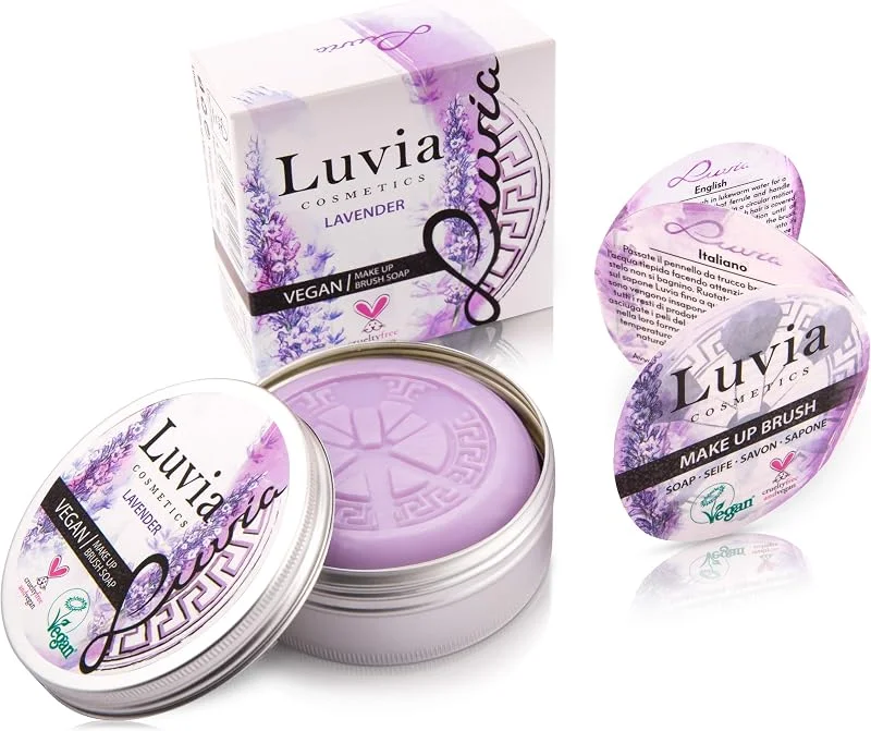 Luvia - Nettoyant pour pinceaux de maquillage - Savon pour pinceaux de maquillage - Savon mélangeur