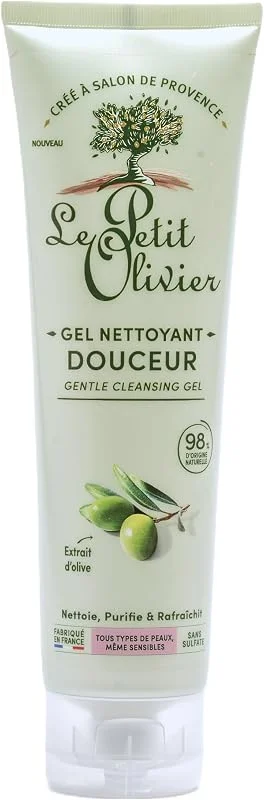 LE PETIT OLIVIER Gel Nettoyant Douceur Visage Extrait d'Olive 150ml — Soin de la peau
