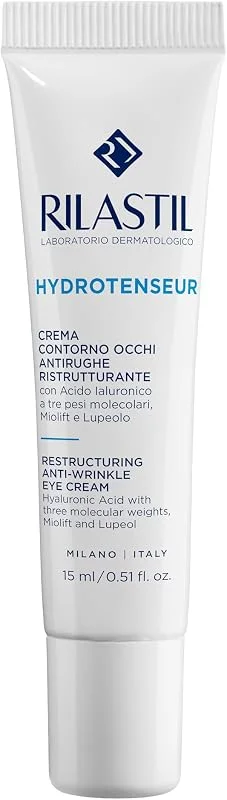 Rilastil Hydrotenseur Crème Contour des Yeux Anti-Rides Hydratante et (15 ml) — Soin de la peau