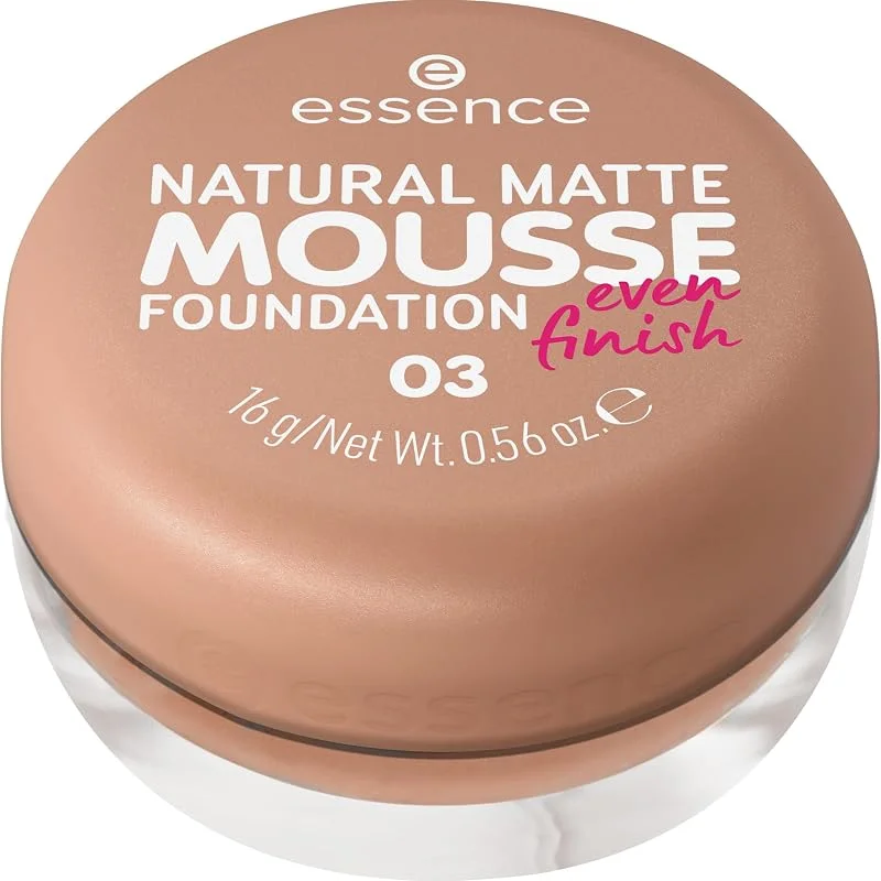 essence fond de teint NATURAL MATTE MOUSSE FOUNDATION fond de teint - 16 g — Maquillage