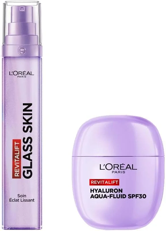 L'Oréal Paris Revitalift Filler Glass Skin Soin Éclat Lissant SPF30 — Soin de la peau