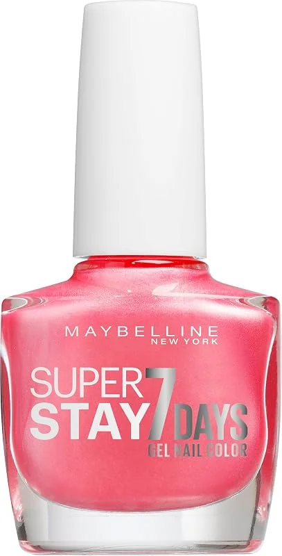 Maybelline New York Super Stay 7 Days Finish Vernis à ongles gel Forever Strong Rose — Maquillage