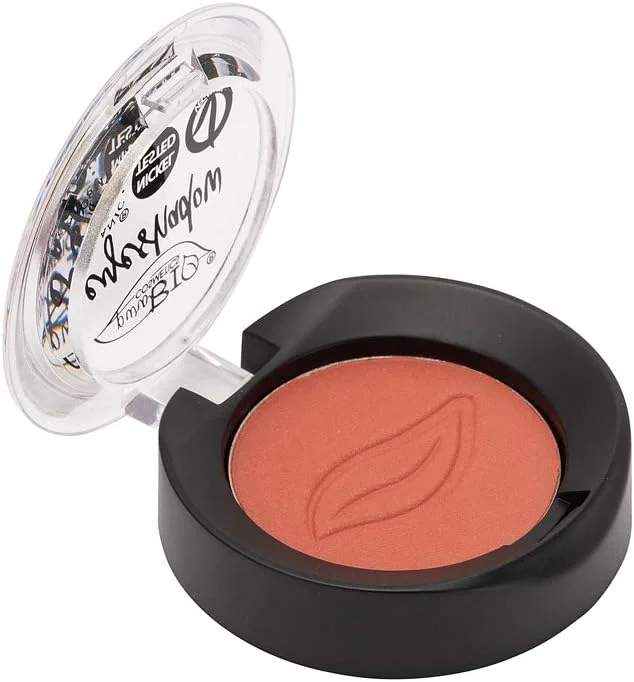 Fard à paupières orange mat en orange foncé n.28 PuroBio — Maquillage