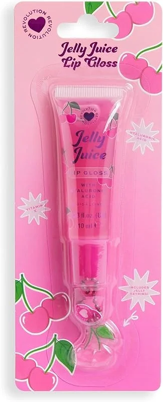 I Heart Revolution, Tube Gloss Lèvres Jelly Juice, Gloss Lèvres à Base d'Eau, Contient — Maquillage