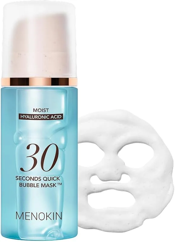 MENOKIN - 30 Seconds Quick Bubble Mask MOIST, 95 ml — Soin de la peau