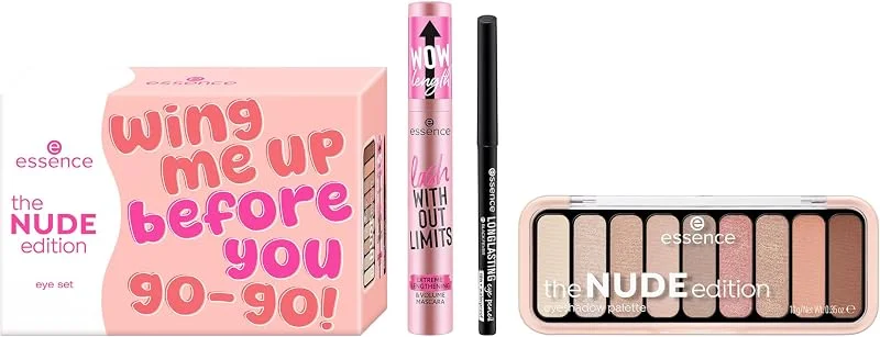 essence the NUDE edition eye set kit pour les yeux, brillant, intense, chatoyant (1pcs) — Maquillage