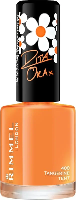 Rimmel 60 Seconds Super Shine - Vernis à Ongles Rita Ora Tangerine Tent 8 ml — Maquillage
