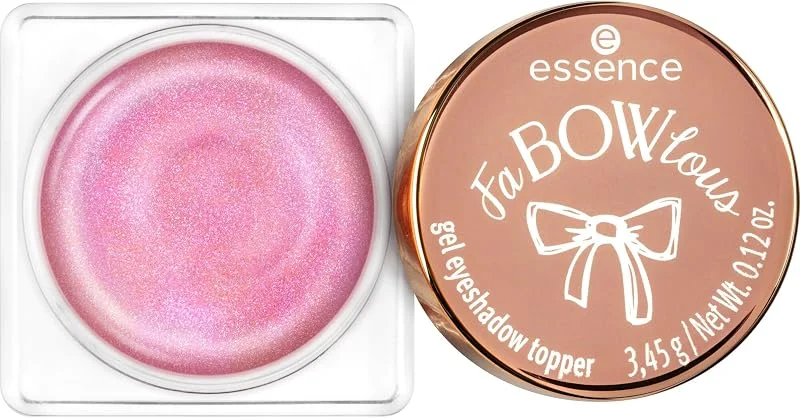 essence FaBOWlous gel eyeshadow topper pour fard à paupières, chatoyant, scintillant — Maquillage