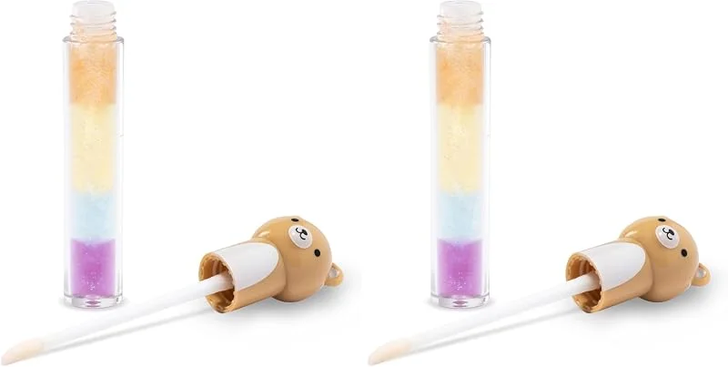 MARTINELIA - Gloss Multicolore Kawaii Pour Enfant - Brillant à Lèvres Panda, Licorne — Maquillage