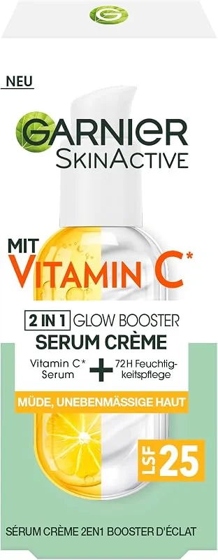 Garnier Crème sérum pour la peau fatiguée et les taches brunes, soin de jour 2 en — Soin de la peau