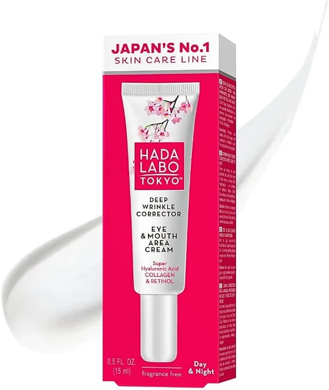 Hada Labo Tokyo Rouge Correcteur des rides profondes Crème hydratante pour les — Soin de la peau