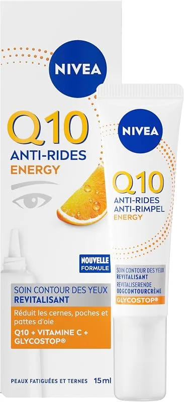NIVEA Q10 Soin Contour des Yeux Anti-Rides Energy, 15 ml — Soin de la peau