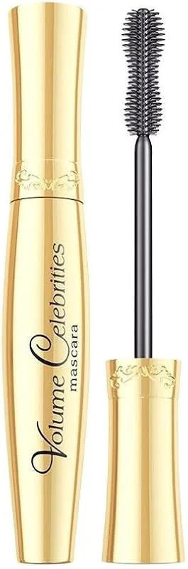 Eveline Cosmetics Volume Celebrity Mascara, épaississant et recourbant, 8 ml, Noir — Maquillage