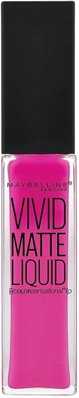 GEMEY MAYBELLINE Color Sensational Vivid Matte Rouge à Lèvres Liquide 15 Electric Pink — Maquillage