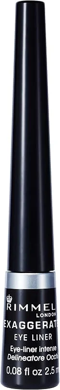 Rimmel London Scandaleyes Exaggerate Delineatore Occhi Liquido Matte, 2, 5 ml, noir — Maquillage